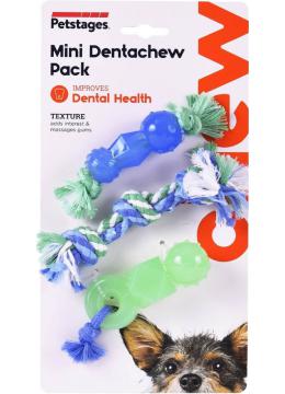 Petstages Mini Dentachew Pack Набор мини игрушек с канатом