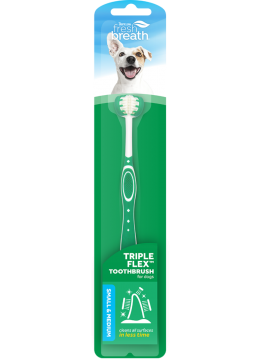TropiClean Triple Flex Зубная щетка для собак малых пород