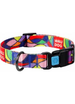 Collar WauDog Nylon Витраж нейлоновый ошейник