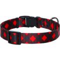 Изображение 1 - Collar WauDog Nylon Шотландка красная нейлоновый ошейник