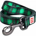 Изображение 1 - Collar WauDog Nylon Шотландка зеленая нейлоновый поводок