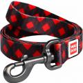 Изображение 1 - Collar WauDog Nylon Шотландка красная нейлоновый поводок