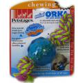 Изображение 1 - Petstages Orka Ball Mini Мячик с канатом для собак