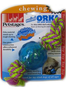 Petstages Orka Ball Mini Мячик с канатом для собак