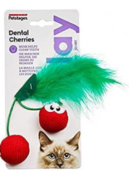 Petstages Dental Cherries Игрушка вишня для котов