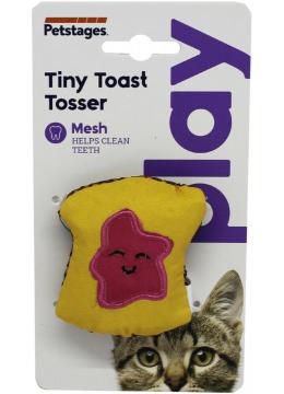 Petstages Tiny Toast Tosser Игрушка с кошачьей мятой