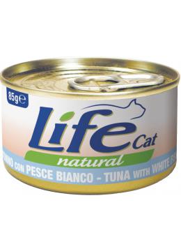 LifeCat Тунец с белой рыбой в соусе