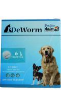 AnimAll VetLine DeWorm Таблетки от гельминтов для собак