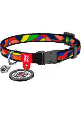 Collar WauDog Nylon Витраж нейлоновый ошейник для котов
