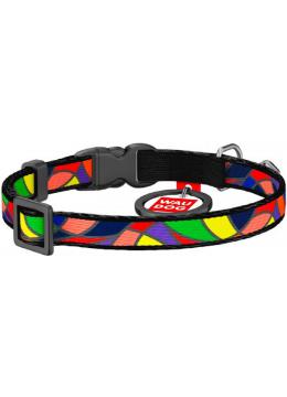 Collar WauDog Nylon Витраж нейлоновый ошейник для котов