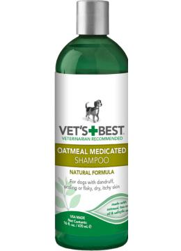 Vet’s Best Oatmeal Medicated Шампунь от перхоти и шелушений для собак