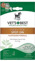 Vet’s Best Flea&Tick Spot On Капли от блох и клещей для собак
