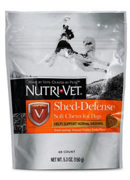 Nutri-Vet Shed-Defense Soft Chews Комплекс для защиты шерсти