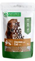 Nature's Protection Snacks For Dogs Рулеты из курицы и трески