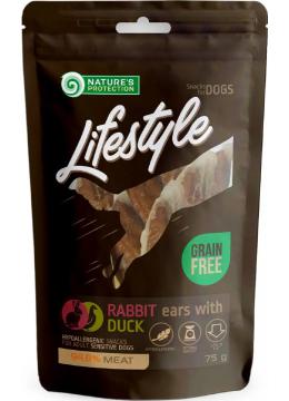 Nature's Protection Lifestyle Snack For Dogs Кроличьи ушки с уткой
