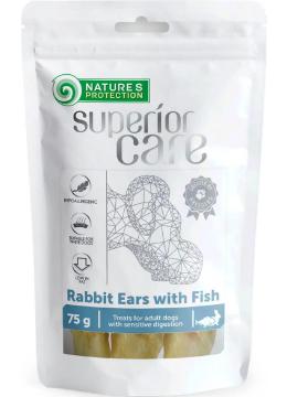 Nature's Protection Superior Care Snacks For Dogs Кроличьи уши с белой рыбой