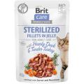 Изображение 1 - Brit Care Cat Sterilized Pouch Утка с индейкой в желе