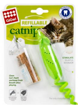 GiGwi Catnip Гумова мишка
