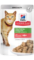 Hill's SP Feline Mature Adult 7+ Senior Vitality з лососем в соусі