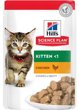 Hill's SP Feline Kitten Мультипак курка/океанічна риба в соусі