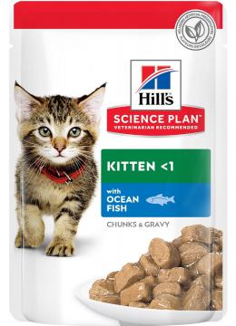 Hill's SP Feline Kitten Мультипак курка/океанічна риба в соусі