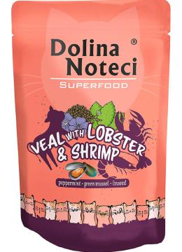 Dolina Noteci Superfood Cat с телятиной,лобстером и креветкой