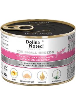 Dolina Noteci Premium Junior Small Breed с сердцем индейки и гусиной печенью