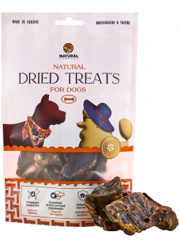 Natural Dried Treats Легкие говяжьи