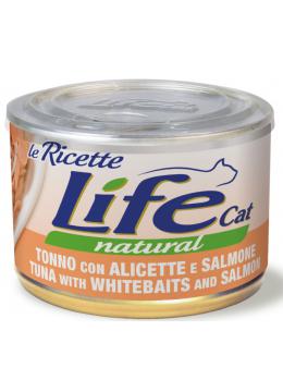 LifeCat LeRicette Тунец с анчоусами и лососем