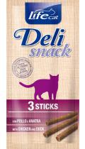LifeCat DeliSnack Stiks Курица с уткой