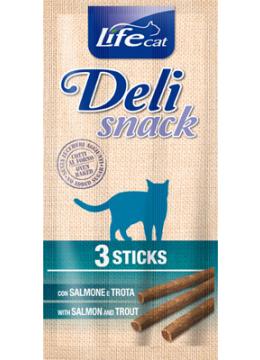 LifeCat DeliSnack Stiks Лосось с форелью