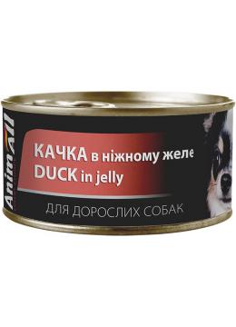 Animall консерва для собак с уткой в нежном желе