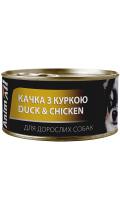 Animall консерва для собак с уткой и курицей