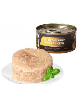 Animall консерва для собак с уткой и курицей