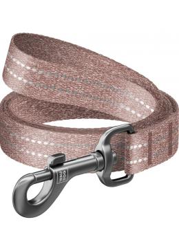 Collar Waudog Re-Cotton поводок коричневый