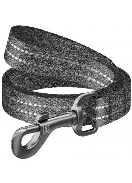 Collar Waudog Re-Cotton поводок серый