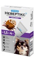 Superium Nevertix противоклещевые капли на холку для собак, 1,5-4 кг