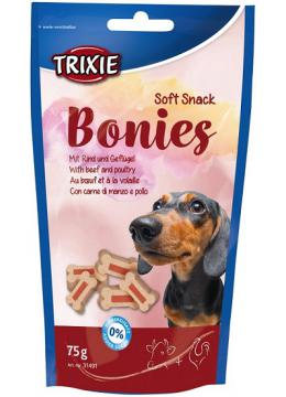 Trixie Soft Snack Bonies лакомство с индейкой и говядиной