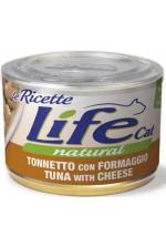 LifeCat Тунец с сыром кусочки