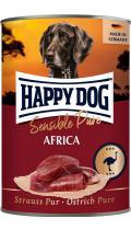 Happy Dog Sensible Pure Africa с мясом страуса