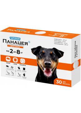 Superium Панацея таблетки для собак вес 2-8 кг