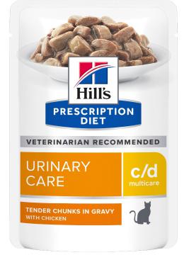 Hill’s Wet PD Feline Urinary Care c/d с курицей