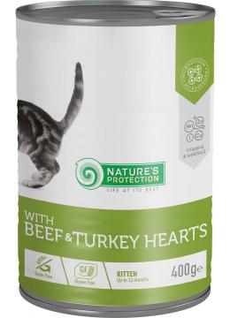 Nature's Protection Kitten with Beef & Turkey hearts