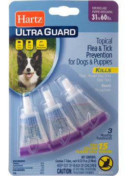 Hartz UltraGuard Flea&Tick 3in1 капли для собак 14-27 кг