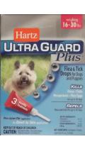 Hartz UltraGuard Flea & Tick Plus 4in1 капли для собак 6-14 кг