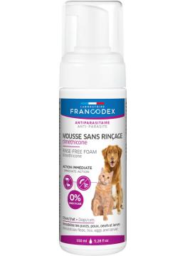 Francodex Rinse Free Dimethicone Foam For Dog Cat