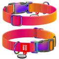 Изображение 1 - Collar WauDog Nylon Recycled c qr Паспортом Оранжевый