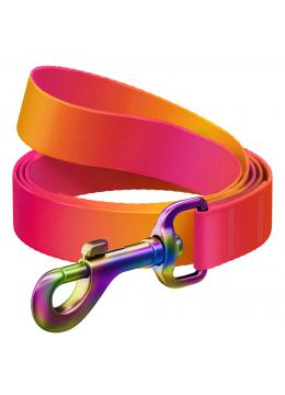 Collar WauDog Nylon Recycled Градиент Оранжевый