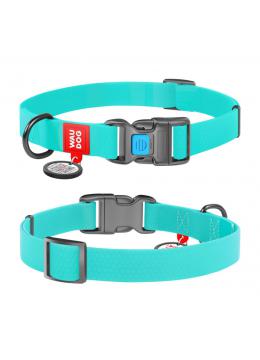 Collar WauDog Waterproof Ошейник Флуоресцентный с QR-Паспортом Пластик