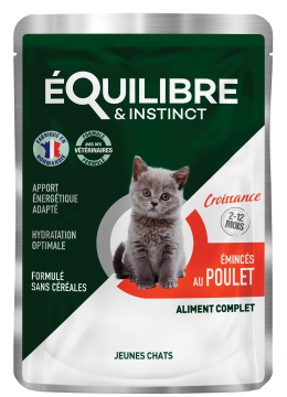 Equilibre & Instinct Рагу в соусі для кошенят із куркою